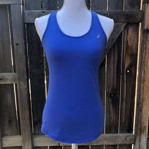 ASICS blue workout top